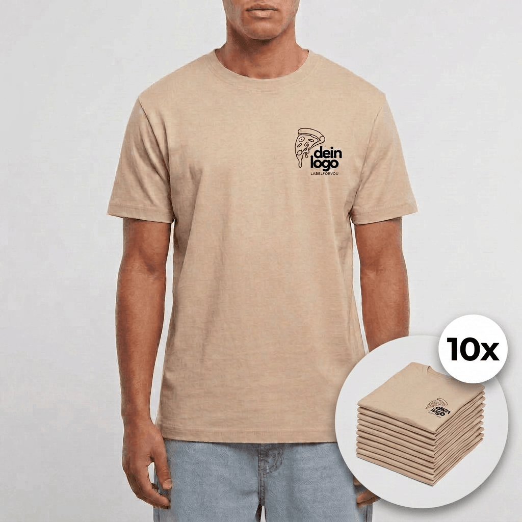 10er Bundle Basic T-Shirt - labelforyou