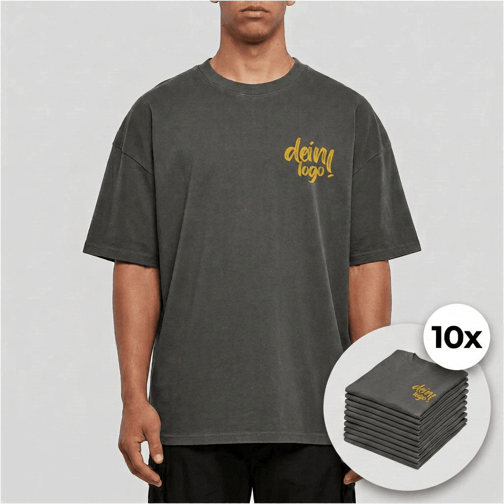 10er Bundle Ultra Heavy Oversize T-Shirt - labelforyou
