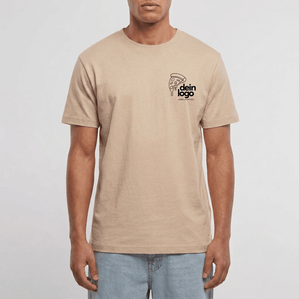 Basic T-Shirt mit Druck - labelforyou