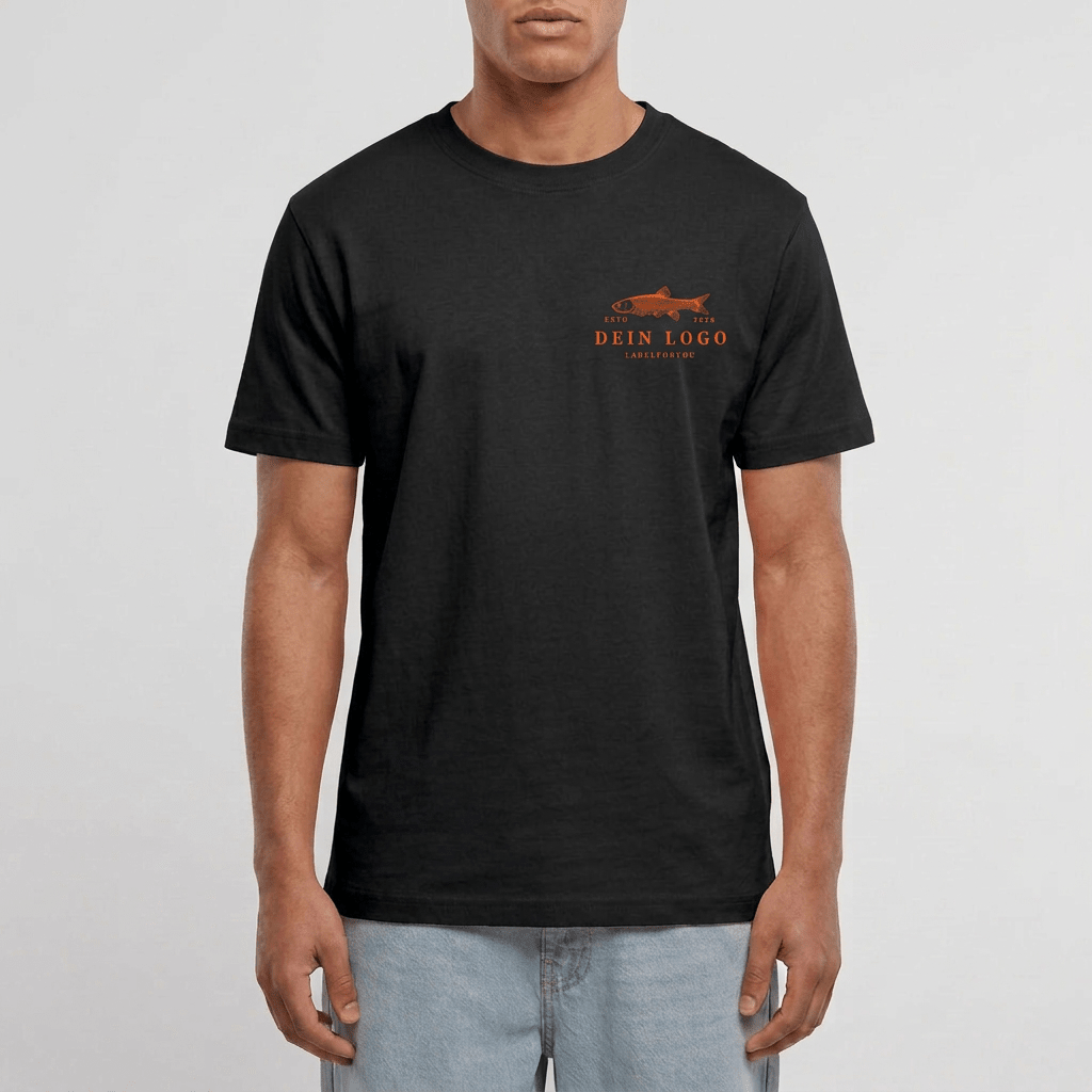 Basic T-Shirt mit Druck - labelforyou