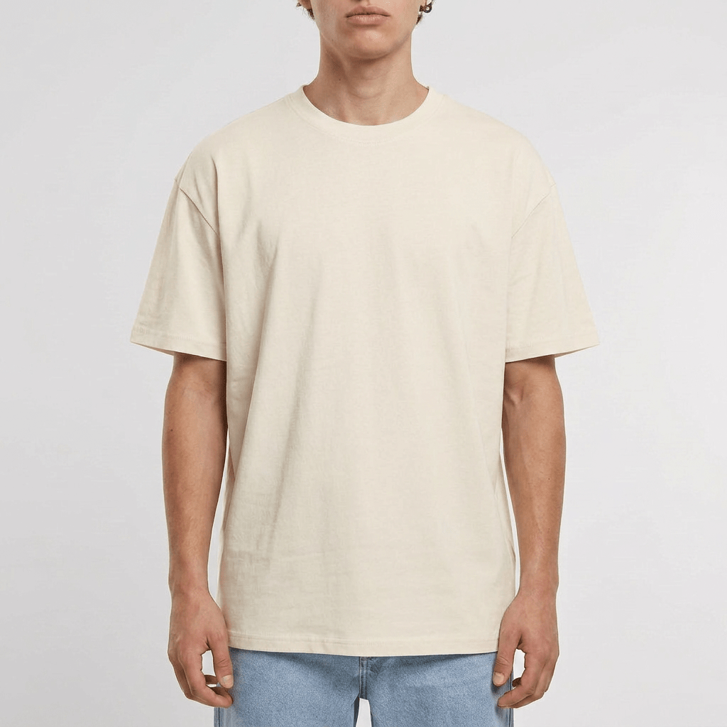 Cotton Loose T-Shirt mit Druck - labelforyou