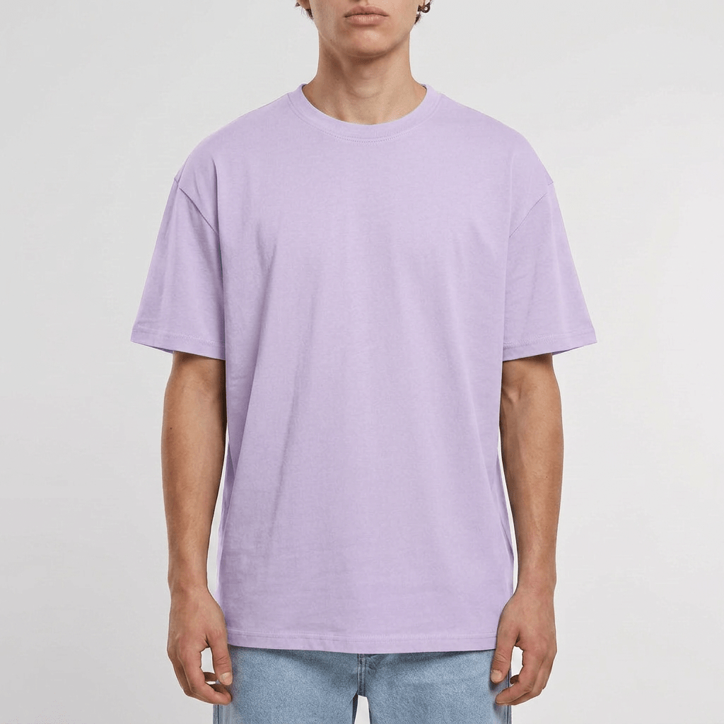 Cotton Loose T-Shirt mit Druck - labelforyou