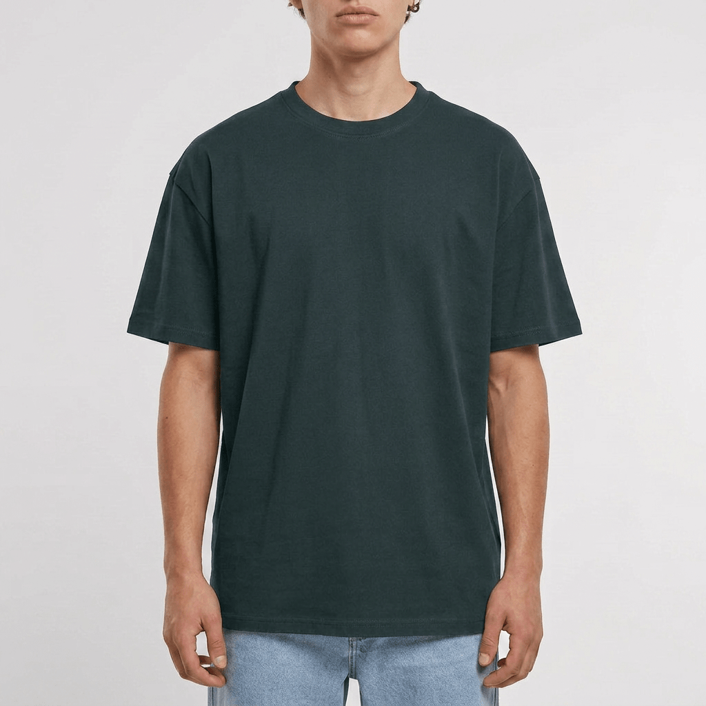 Cotton Loose T-Shirt mit Druck - labelforyou