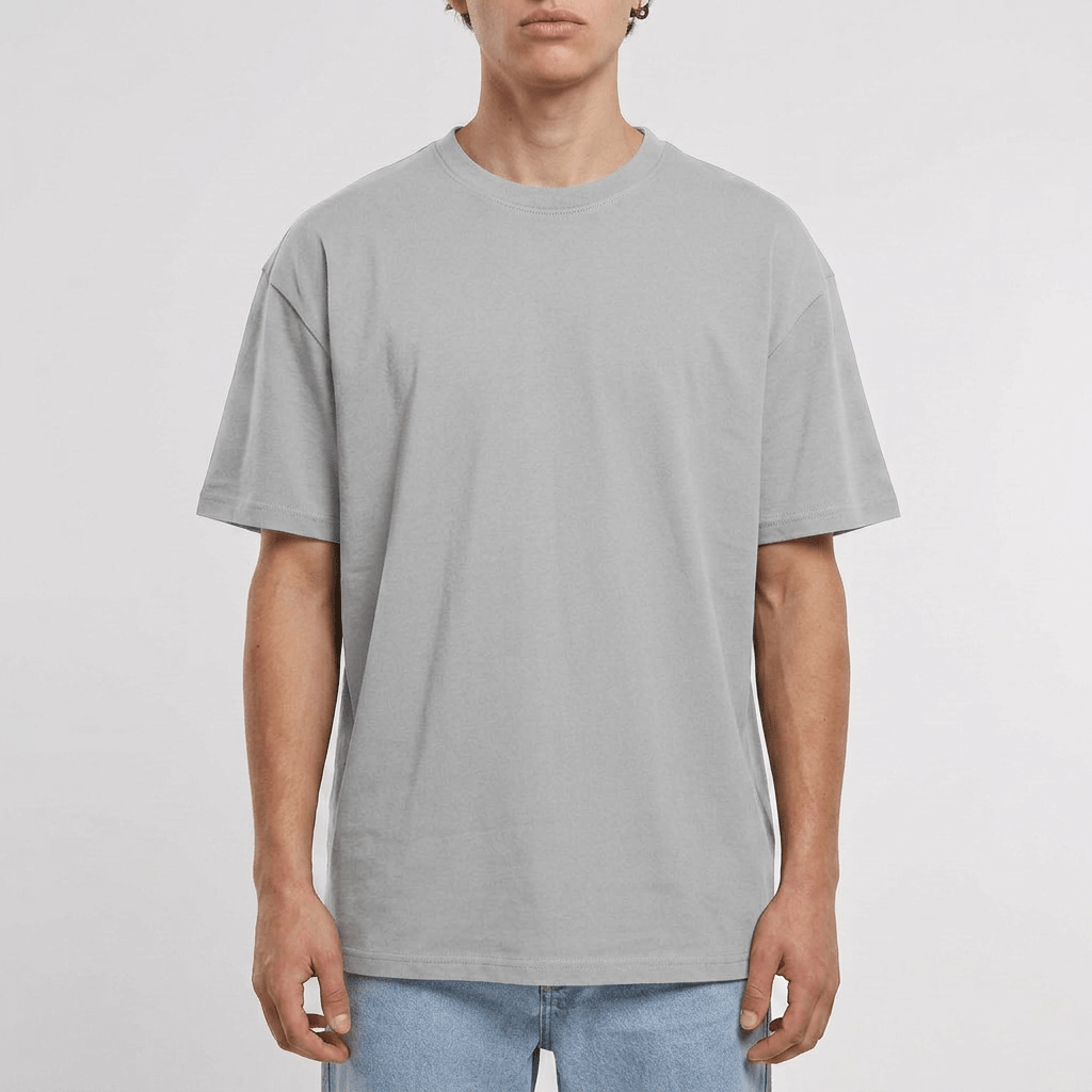 Cotton Loose T-Shirt mit Druck - labelforyou