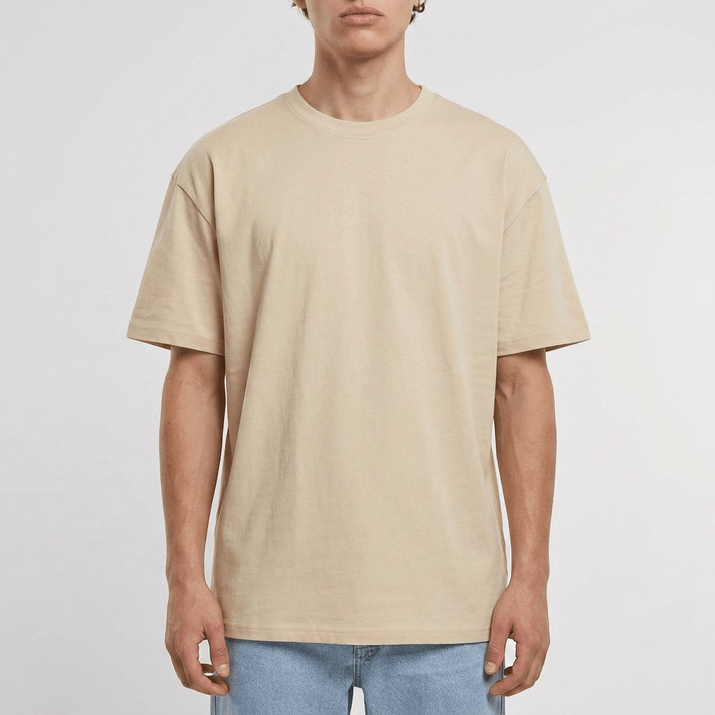 Cotton Loose T-Shirt mit Druck - labelforyou