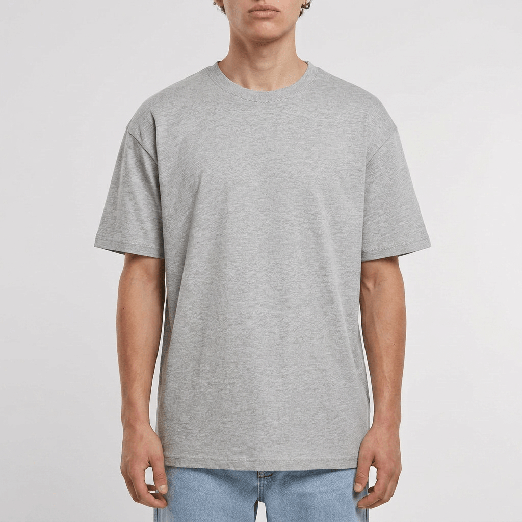 Cotton Loose T-Shirt mit Druck - labelforyou