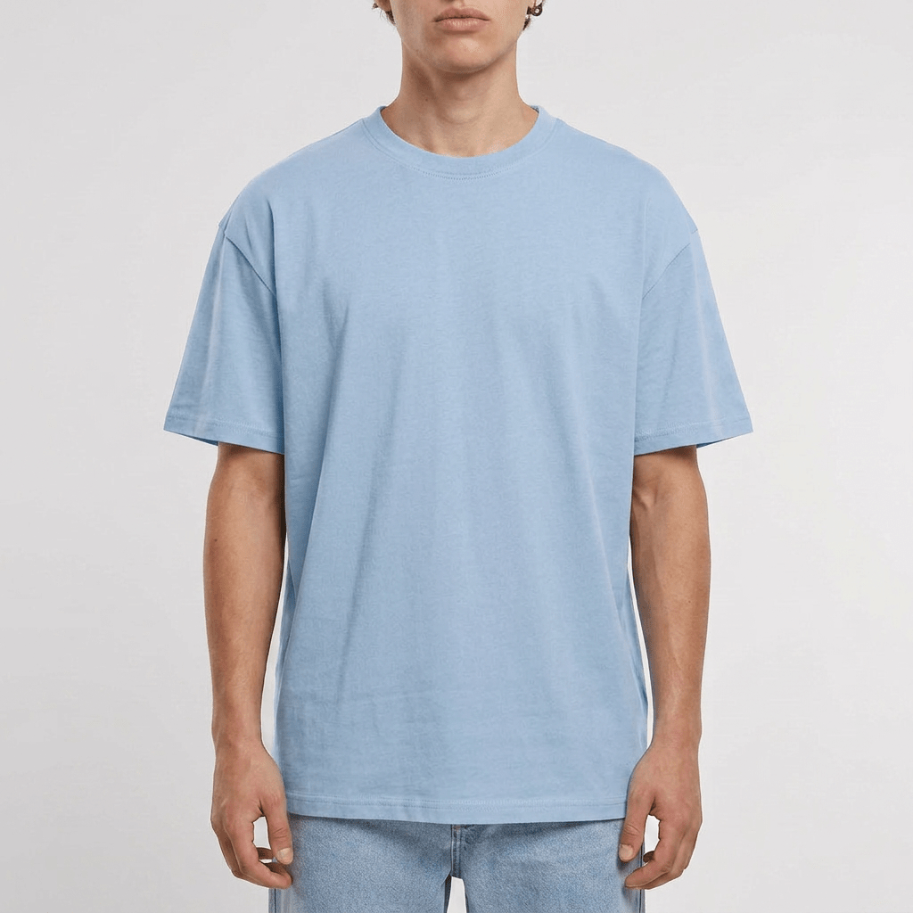 Cotton Loose T-Shirt mit Druck - labelforyou