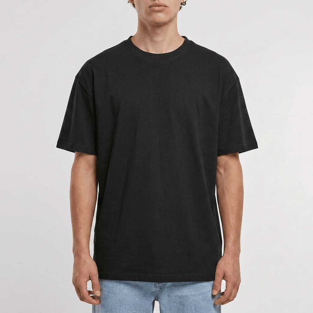 Cotton Loose T-Shirt mit Druck - labelforyou