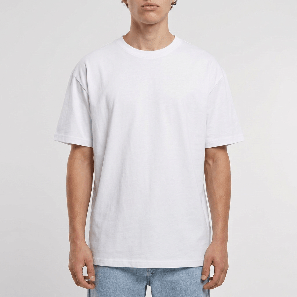 Cotton Loose T-Shirt mit Druck - labelforyou