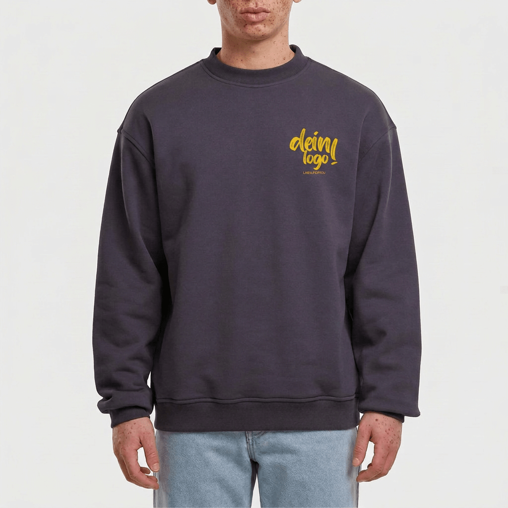 Crewneck Sweater mit Druck - labelforyou