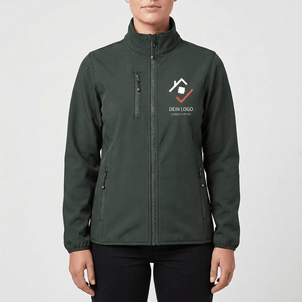 Damen Softshell Jacke mit Druck - labelforyou