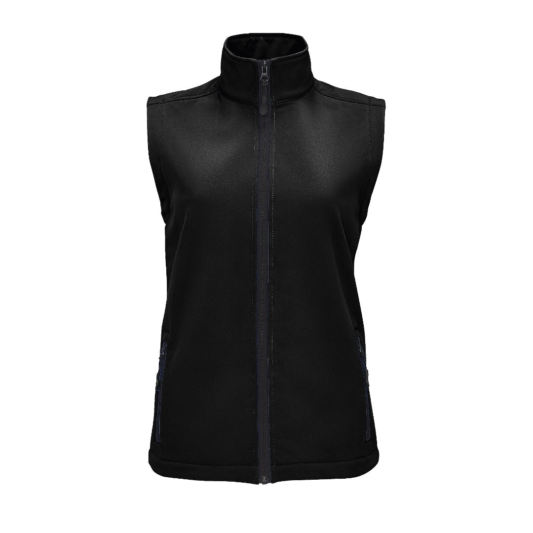 Damen Softshell Weste mit Druck - labelforyou