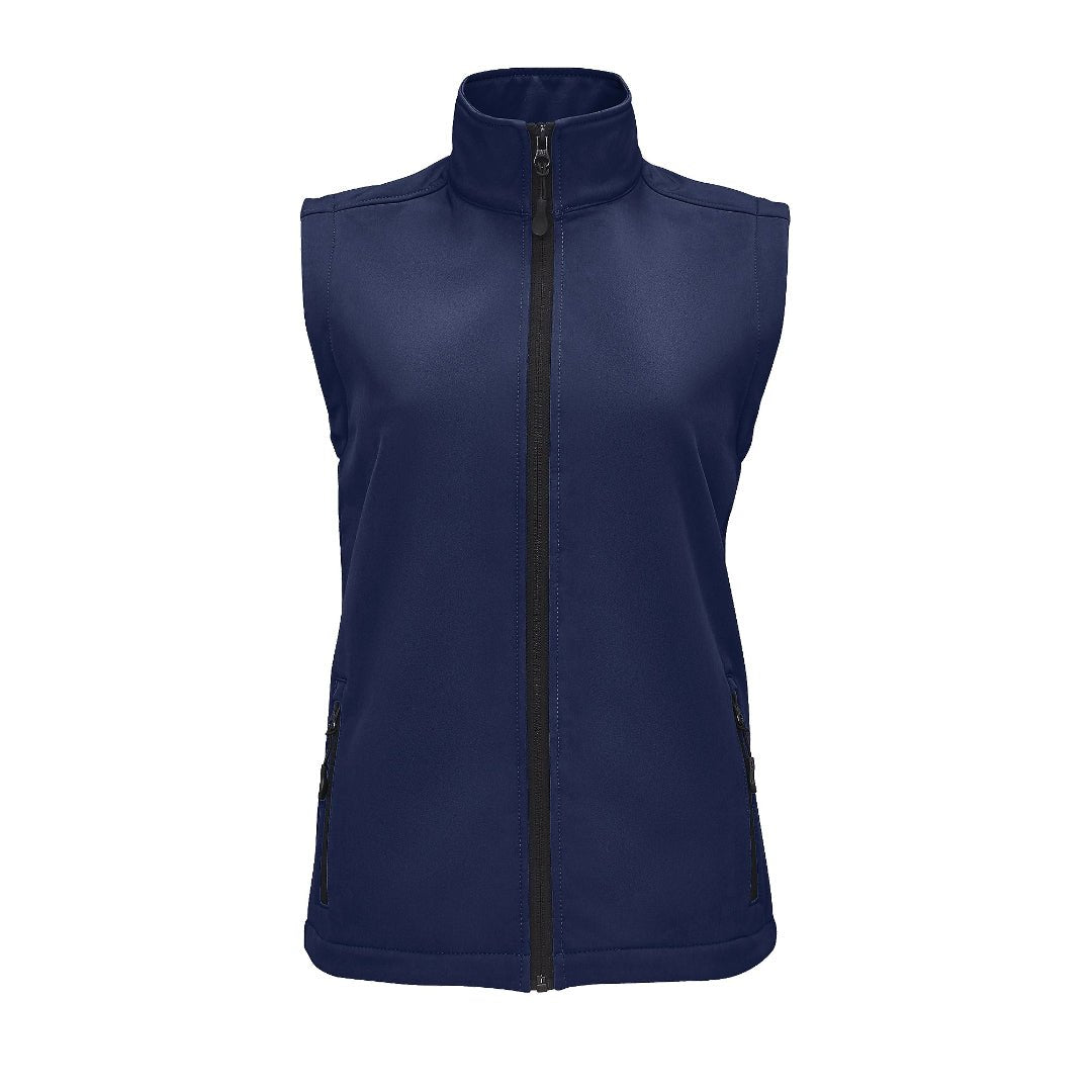 Damen Softshell Weste mit Druck - labelforyou