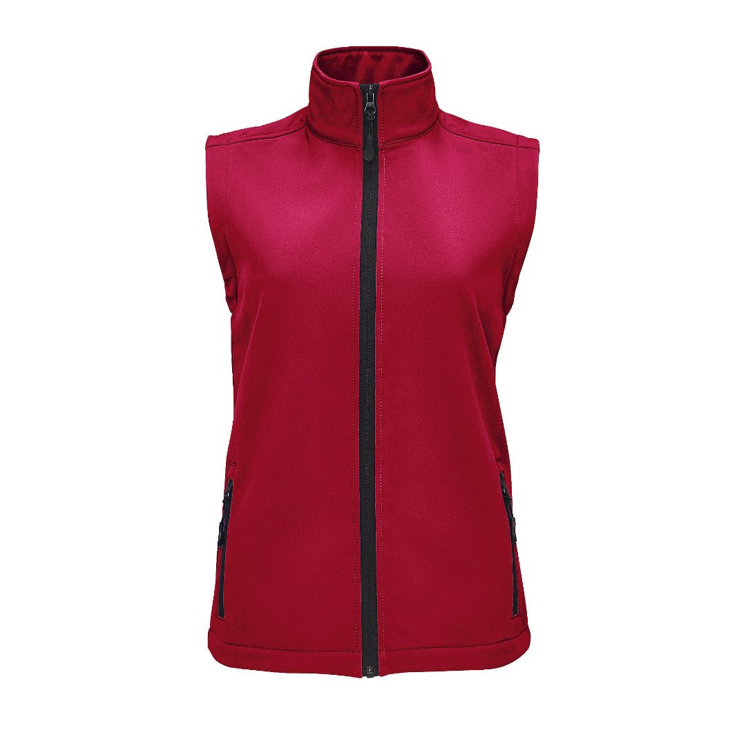 Damen Softshell Weste mit Druck - labelforyou