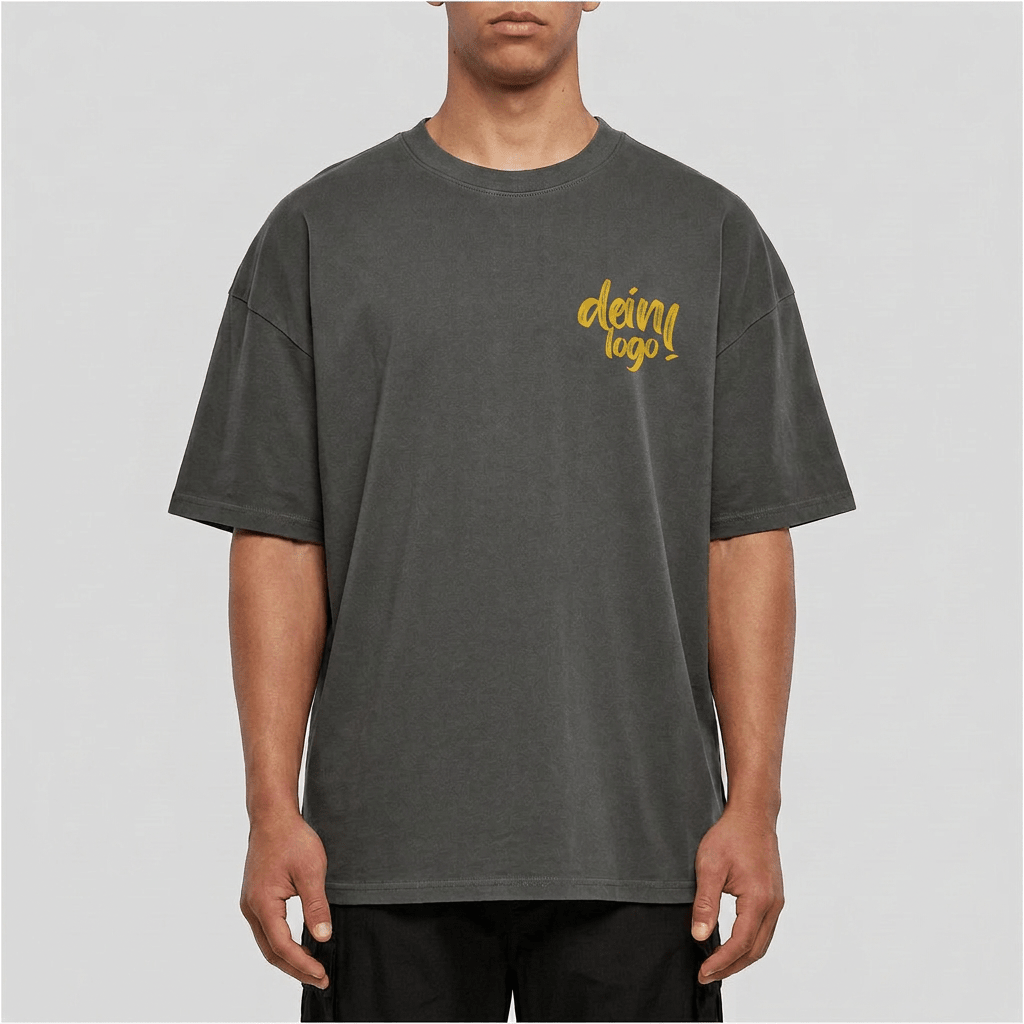 Heavy Oversize T-Shirt mit Druck - labelforyou