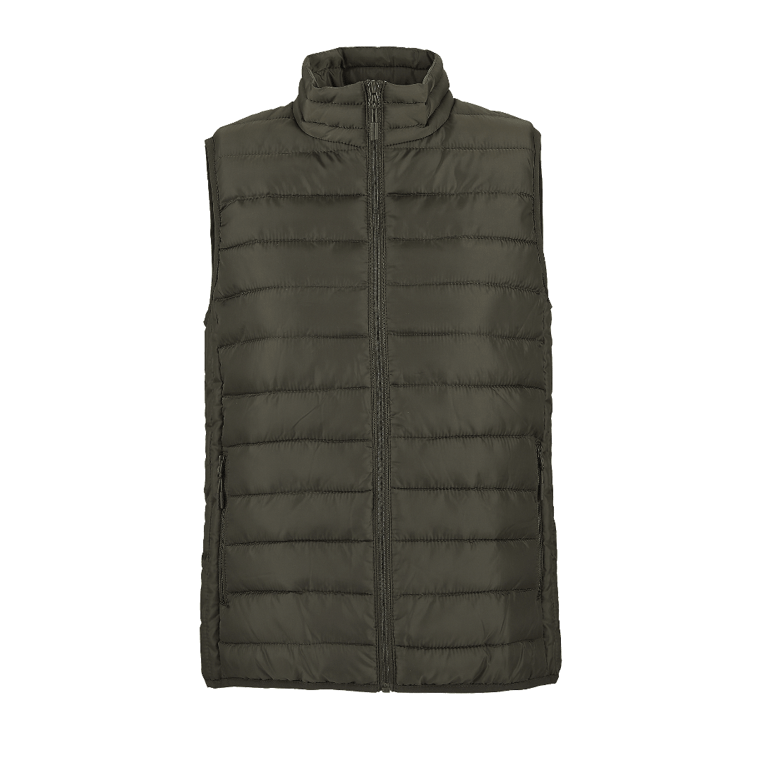 Leichte Damen Daunenweste mit Druck - labelforyou
