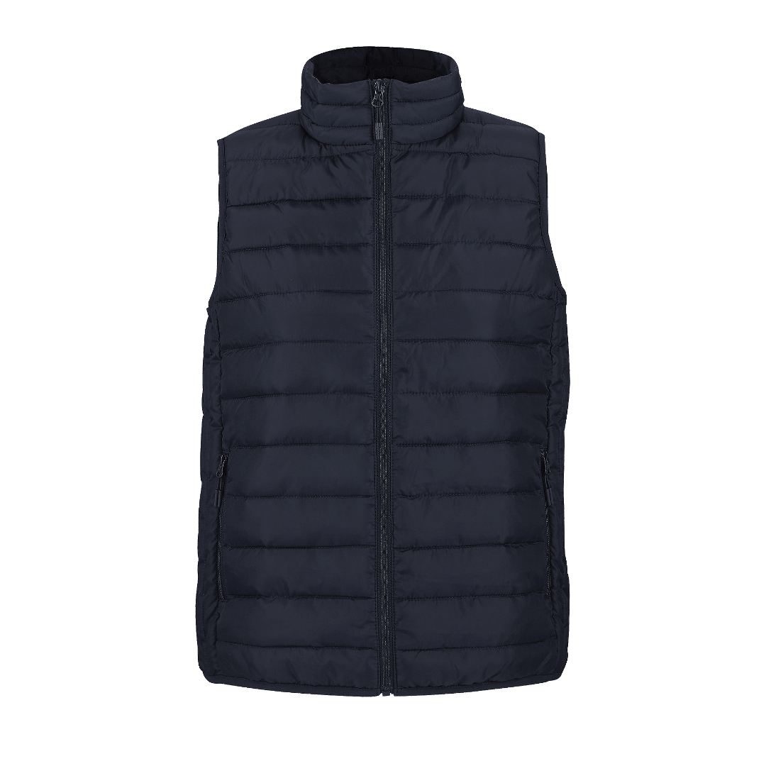 Leichte Damen Daunenweste mit Druck - labelforyou