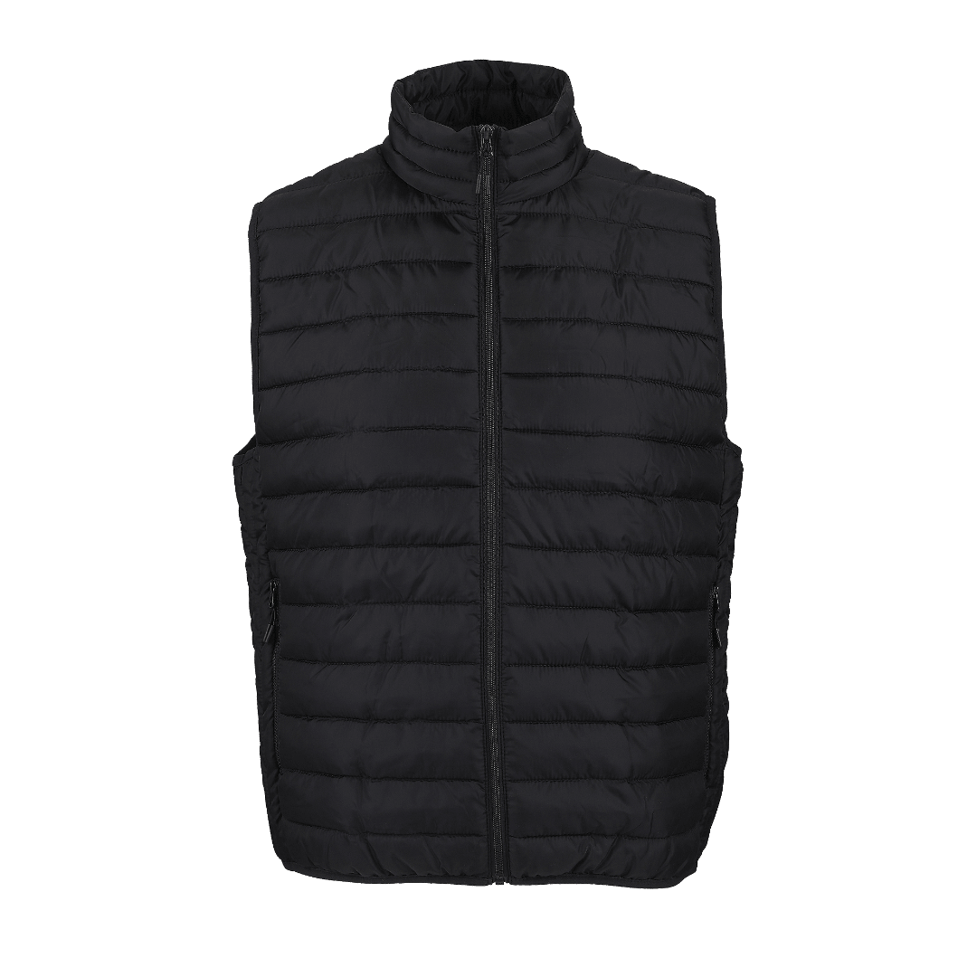 Leichte Herren Daunenweste mit Druck - labelforyou