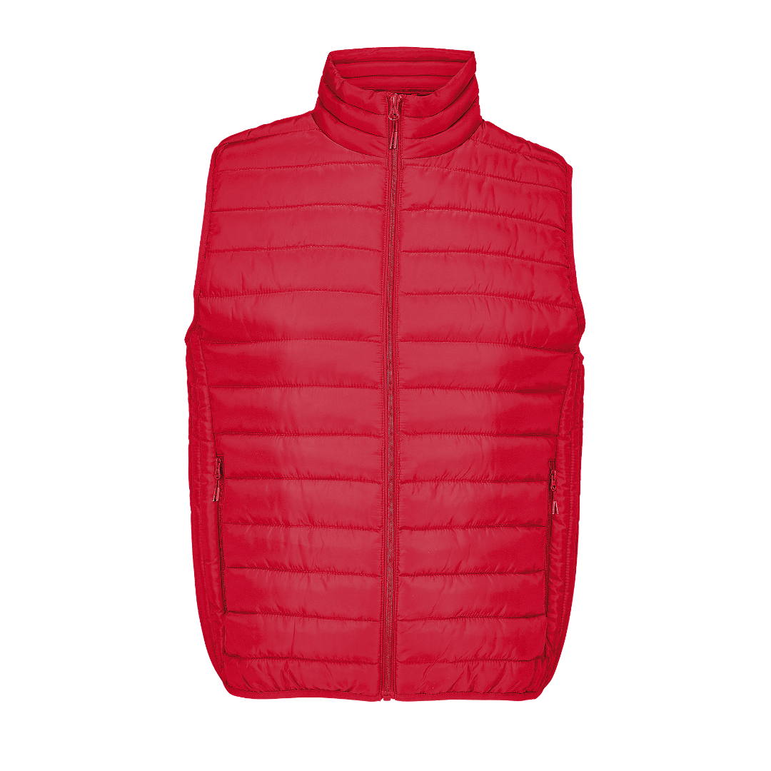 Leichte Herren Daunenweste mit Druck - labelforyou