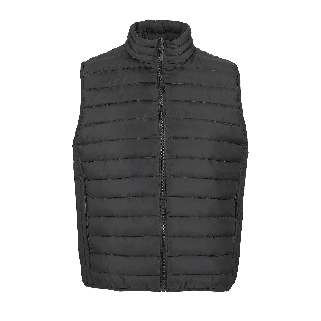 Leichte Herren Daunenweste mit Druck - labelforyou