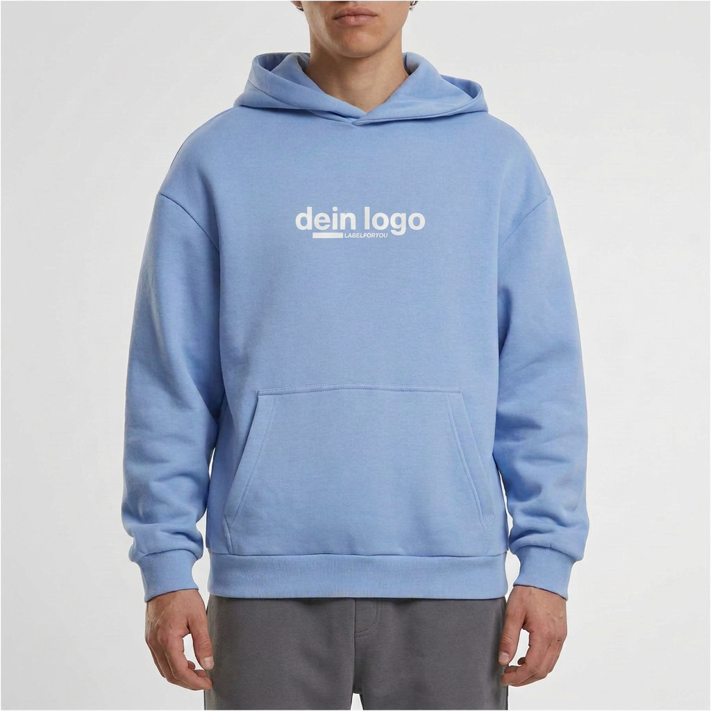 Hoodie Fluffy mit Druck