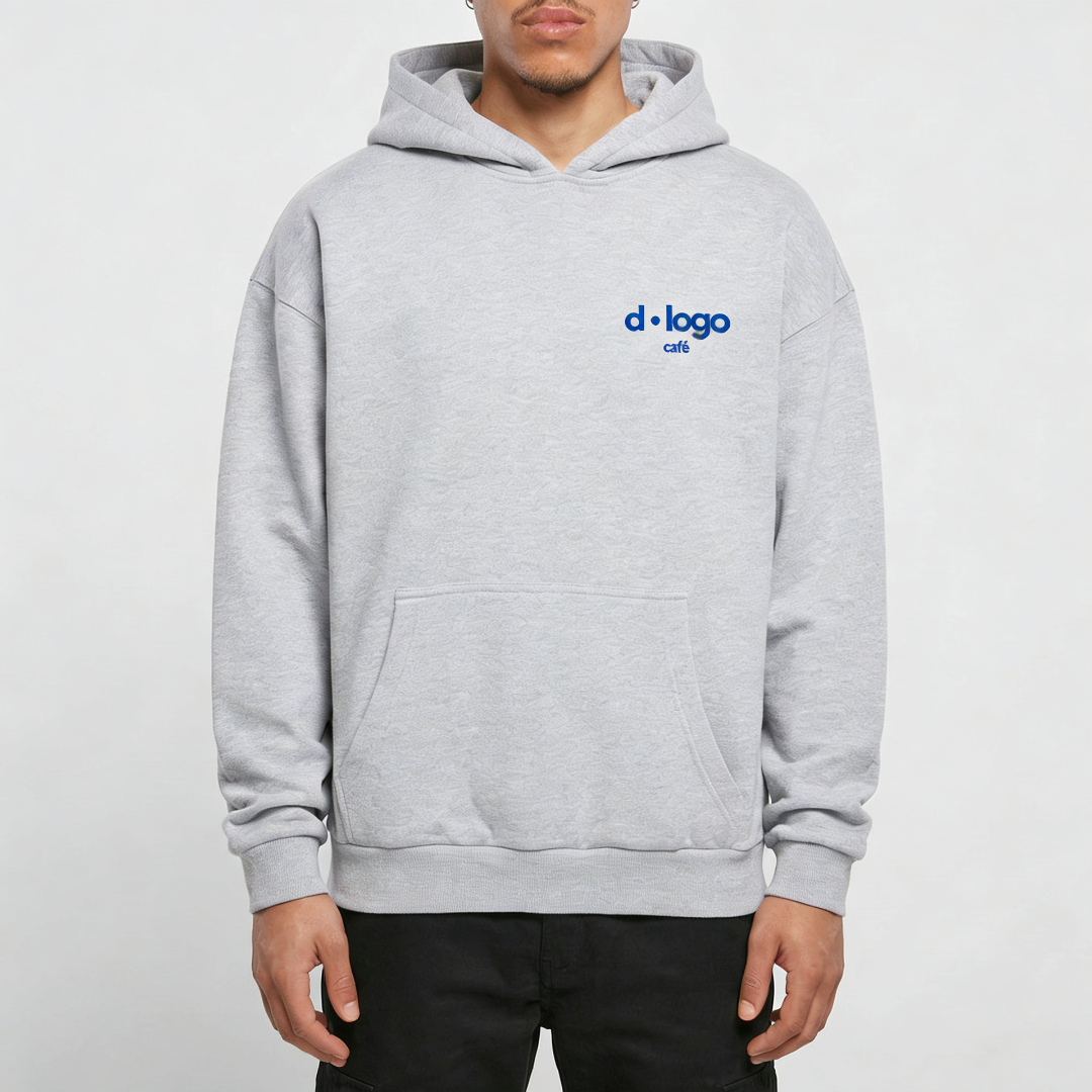 Heavy Oversize Hoodie mit Druck