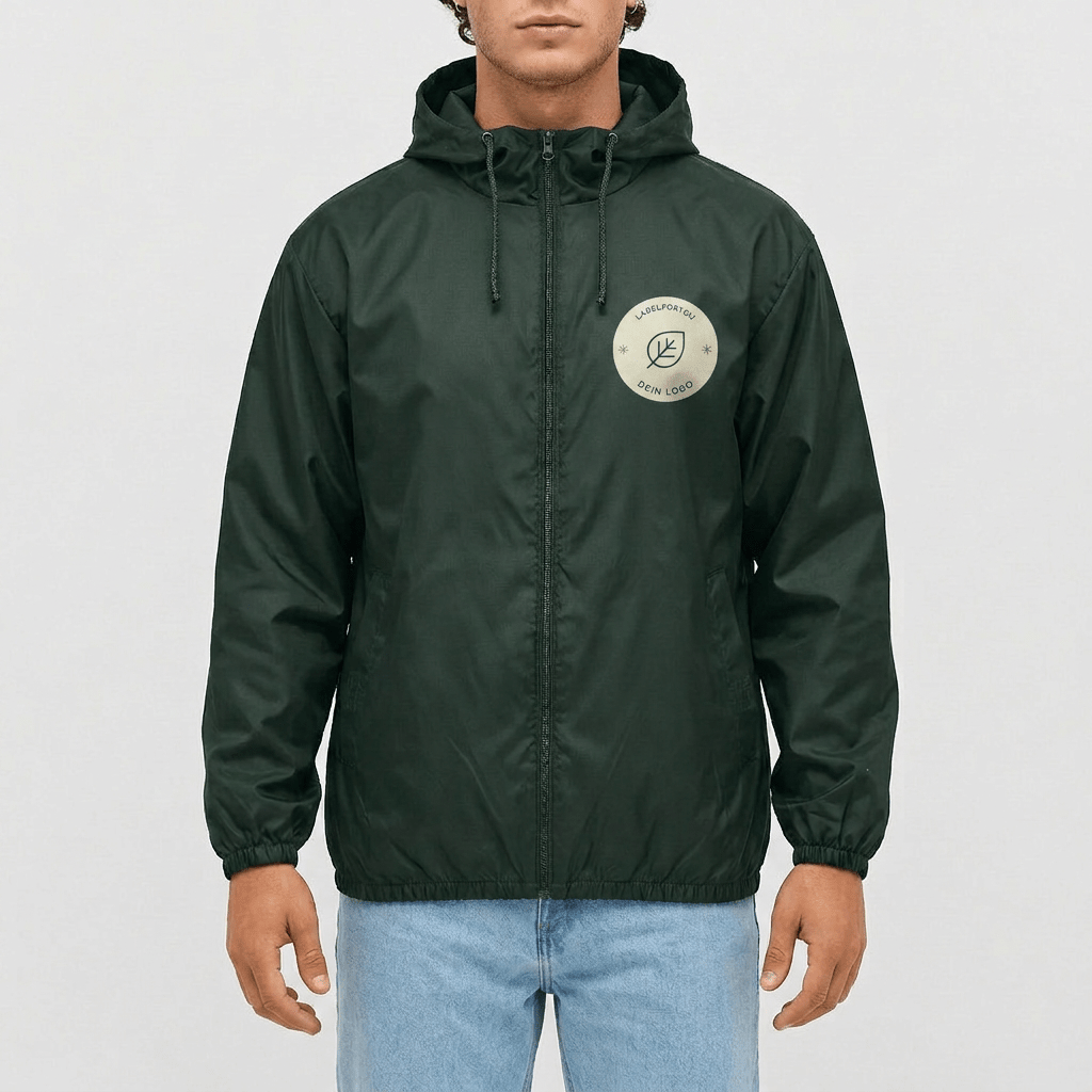 Wasserabweisender Windbreaker mit Druck - labelforyou